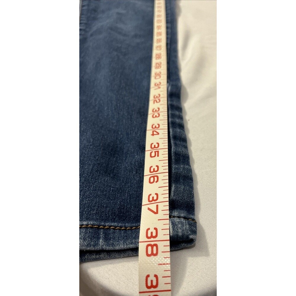 AEROPOSTALE JEANS WOMEN'S HIGH-WAISTED JEGGING SZ 2 LONG BLUE DENIM - Picture 10 of 13